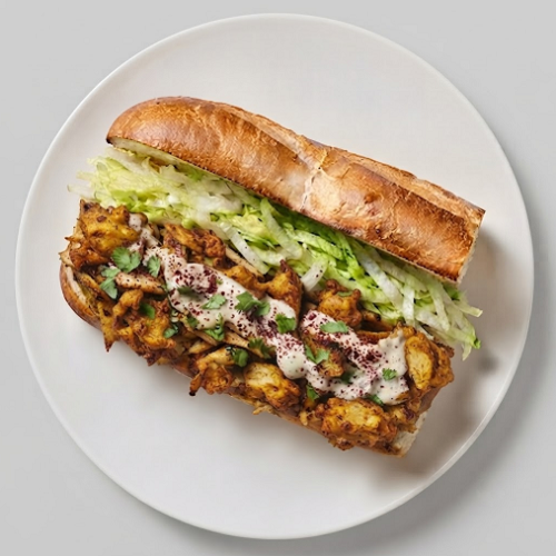 Chicken Pakora Hoagie 