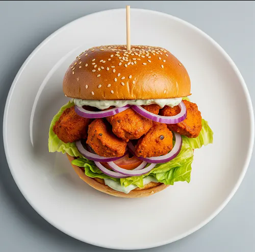 Chicken Tikka Peri Peri Burger 