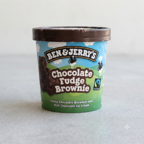 Fudge Brownie Ben & Jerry Ice Cream 