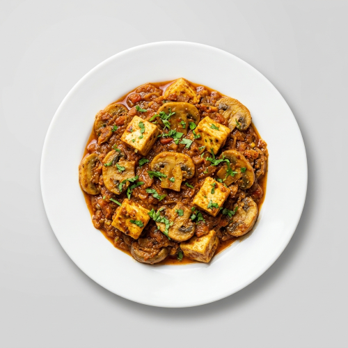 Mushroom Paneer Bhoona 