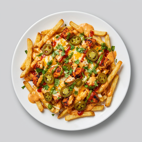 Loaded Fries With Chicken Tikka 