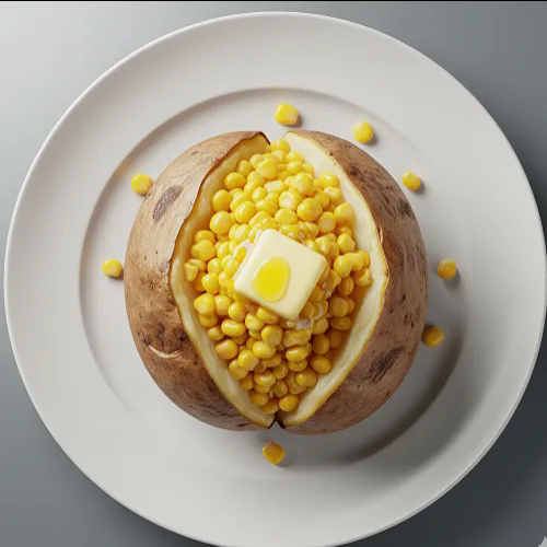 Sweetcorn Baked Potato 