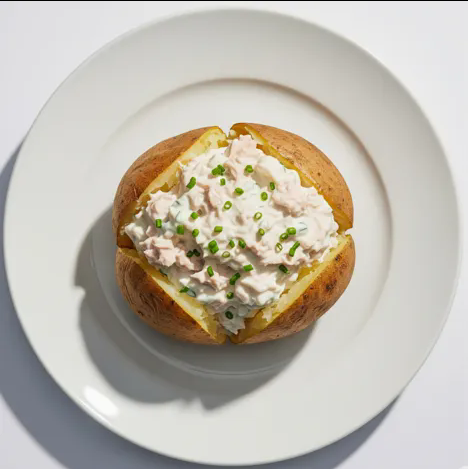 Tuna Mayo Baked Potato 
