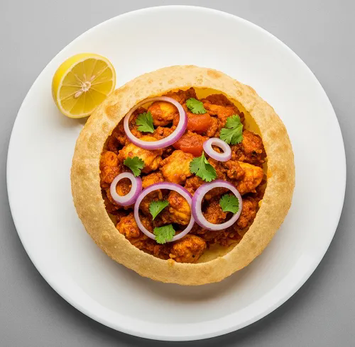 Chicken Tikka Poori 